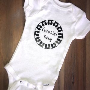 Coronial Baby Bodysuit- Funny Baby Announcement